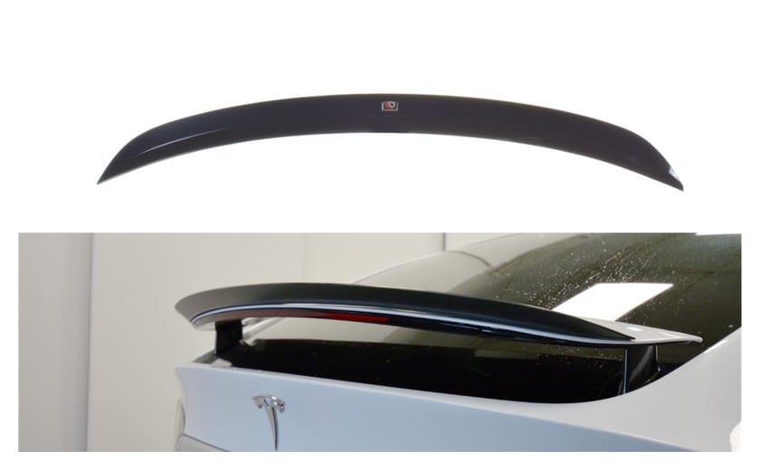 Przedłużenie Spoilera Tesla Model X Tył v.2 Gloss Black