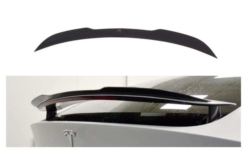Przedłużenie Spoilera Tesla Model X v.1 Gloss Black
