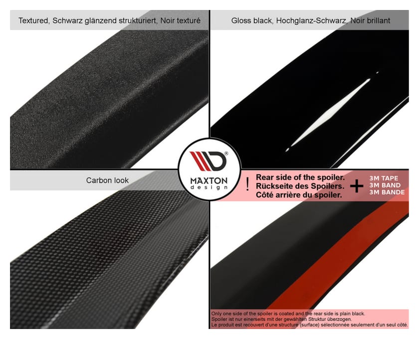 Przedłużenie Spoilera Toyota Supra V Gloss Black