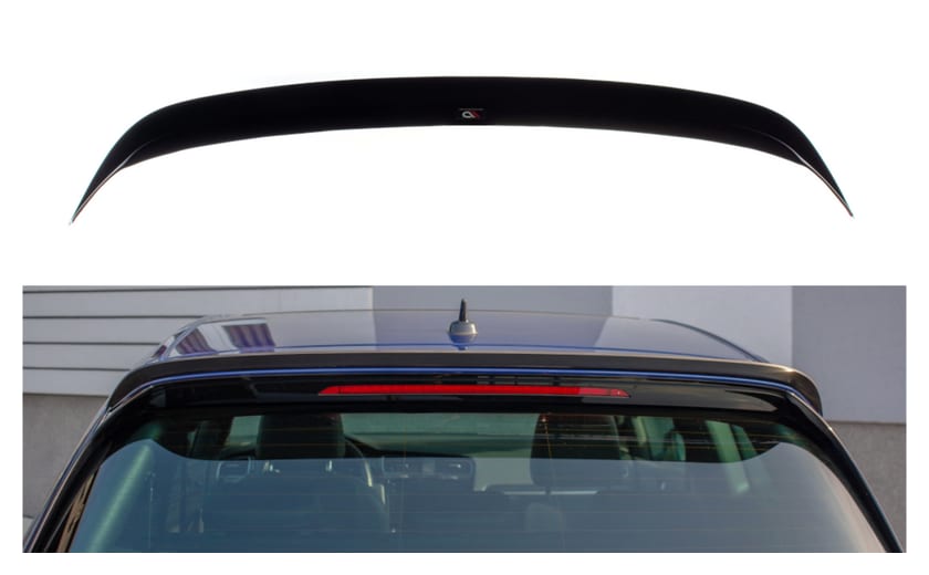 Przedłużenie Spoilera Volkswagen Golf 7 R v.1 Gloss Black