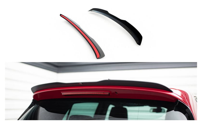 Przedłużenie Spoilera Volkswagen Golf VI GTI R Gloss Black