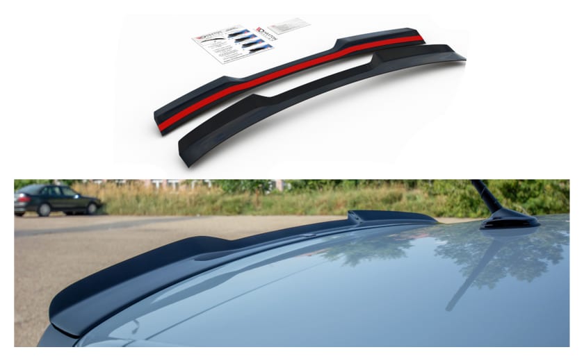 Przedłużenie Spoilera Volkswagen Polo VI GTI Gloss Black