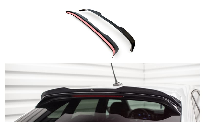 Przedłużenie Spoilera Volkswagen Taigo R-Line Gloss Black