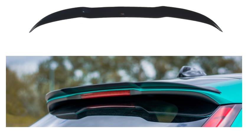 Przedłużenie Spoilera Volvo V40 Gloss Black