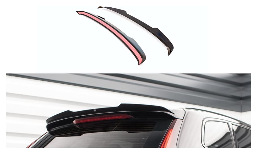 Przedłużenie Spoilera Volvo XC60 II R-Design - Gloss Black