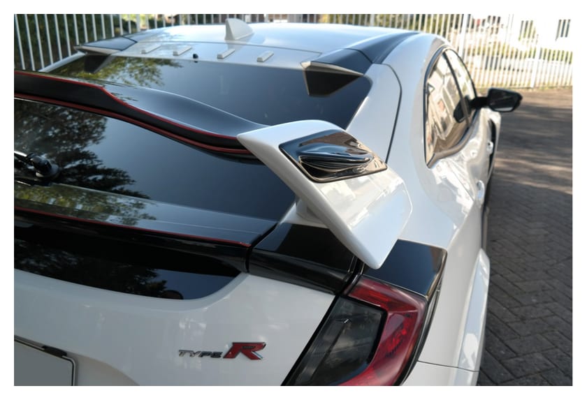 Przedłużenie Spojlera Honda Civic X Type-R Gloss Black Boczne