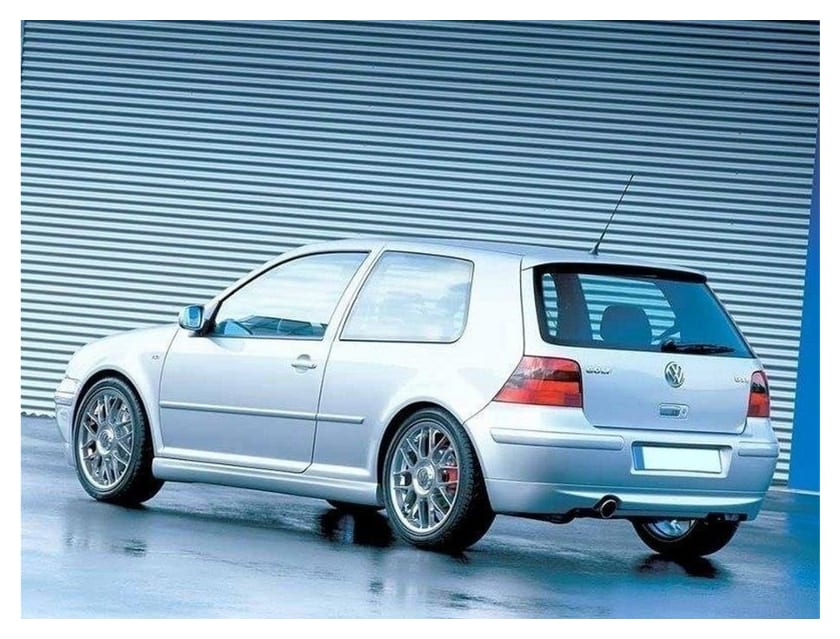 Przedłużenie Zderzaka Volkswagen Golf IV Tył z otworem na wydech 25'th Anniversary Look
