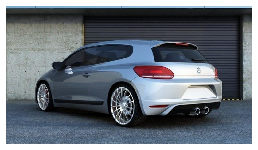 Przedłużenie Zderzaka Volkswagen Scirocco III Tył bez podkładu Scirocco R Look
