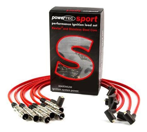 Przewody zapłonowe PowerTEC BMW 525I M535I 635CSI 730I 78-94 Czerwone