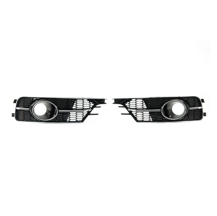 Ramka halogenów Audi A6 C7 Facelift Gloss Black