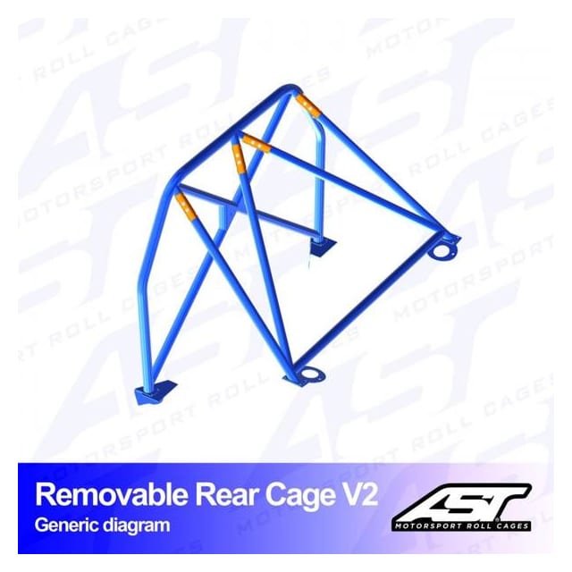 Roll Bar AUDI A3 / S3 (8V) 5-drzwiowa Sportback Quattro demontowalna tylna klatka V2