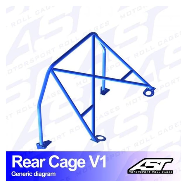 Roll Bar BMW (E36) 3-Series 2-drzwiowa Coupe RWD tylna klatka V1