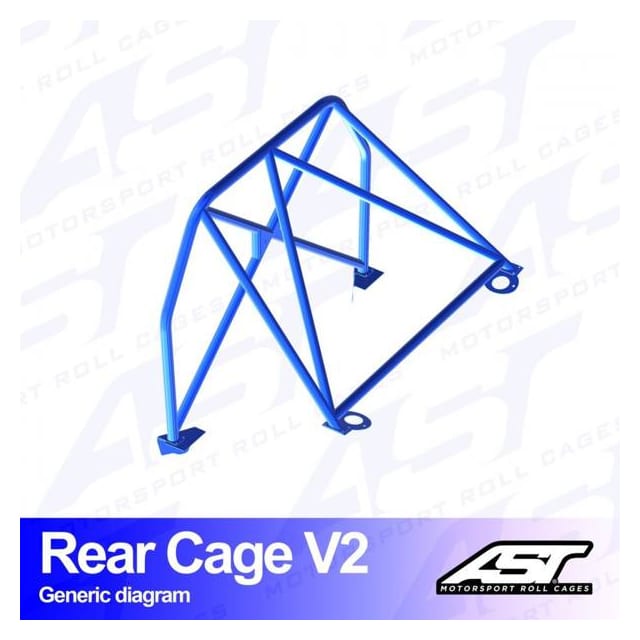 Roll Bar MAZDA MX-3 (EC) 3-drzwiowa Coupe tylna klatka V2