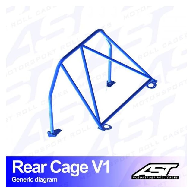 Roll Bar MAZDA RX-8 (SE3P) 4-drzwiowa Coupe tylna klatka V1