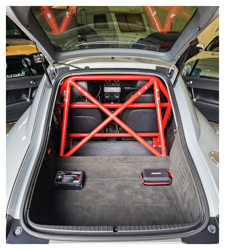 Rollbar skręcana pół klatka Audi TT 8n FWD White