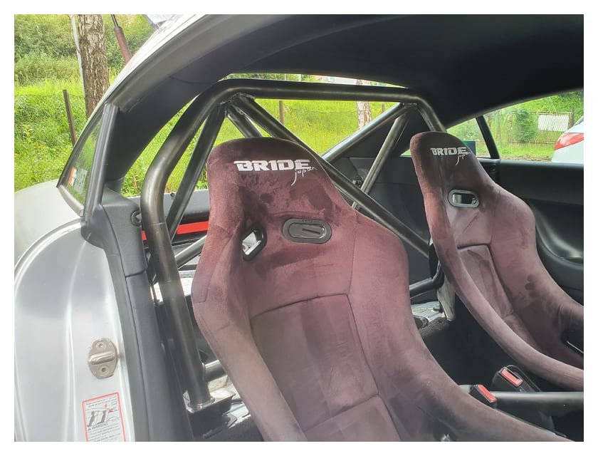 Rollbar skręcana pół klatka Audi TT 8n Quattro Black