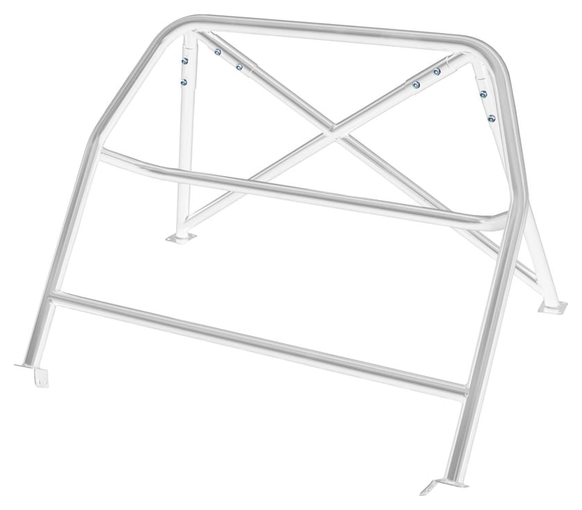 Rollbar skręcana pół klatka BMW 3 E30 White