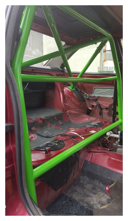 Rollbar skręcana pół klatka BMW 3 E36 coupe Red