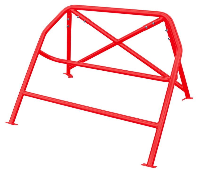 Rollbar skręcana pół klatka BMW 3 E46 Coupe Sedan Touring Red
