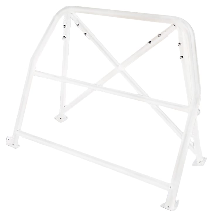 Rollbar skręcana pół klatka Fiat Seicento Cinquecento SC CC White