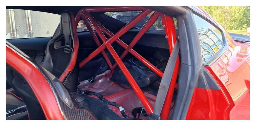 Rollbar skręcana pół klatka Ford Mustang VI Black