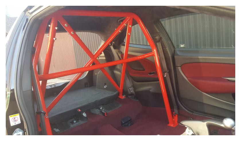 Rollbar skręcana pół klatka Honda Civic VIII Black