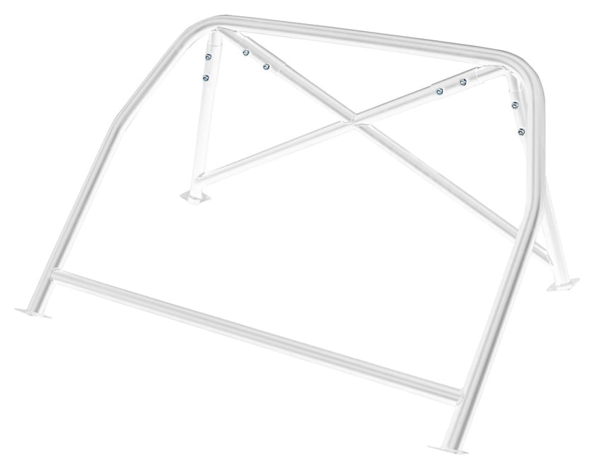 Rollbar skręcana pół klatka Honda CRX ED9 EE8 White