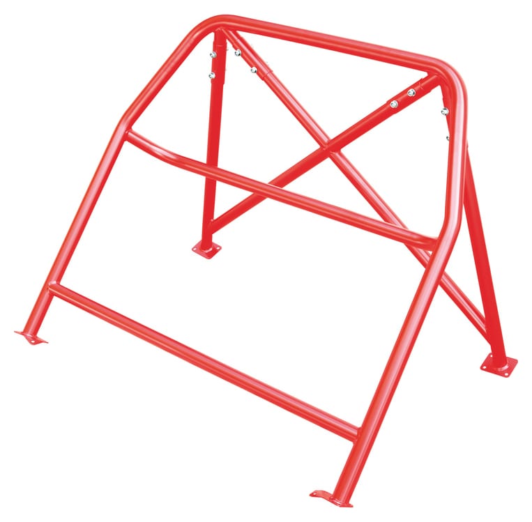 Rollbar skręcana pół klatka Mini Cooper R50 R53 One S Red