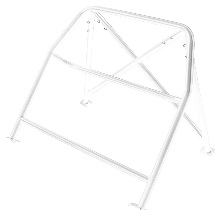 Rollbar skręcana pół klatka Mini Cooper R50 R53 One S White
