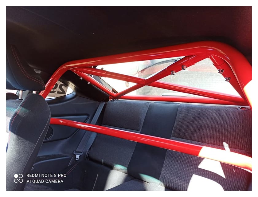 Rollbar skręcana pół klatka Subaru BRZ Red