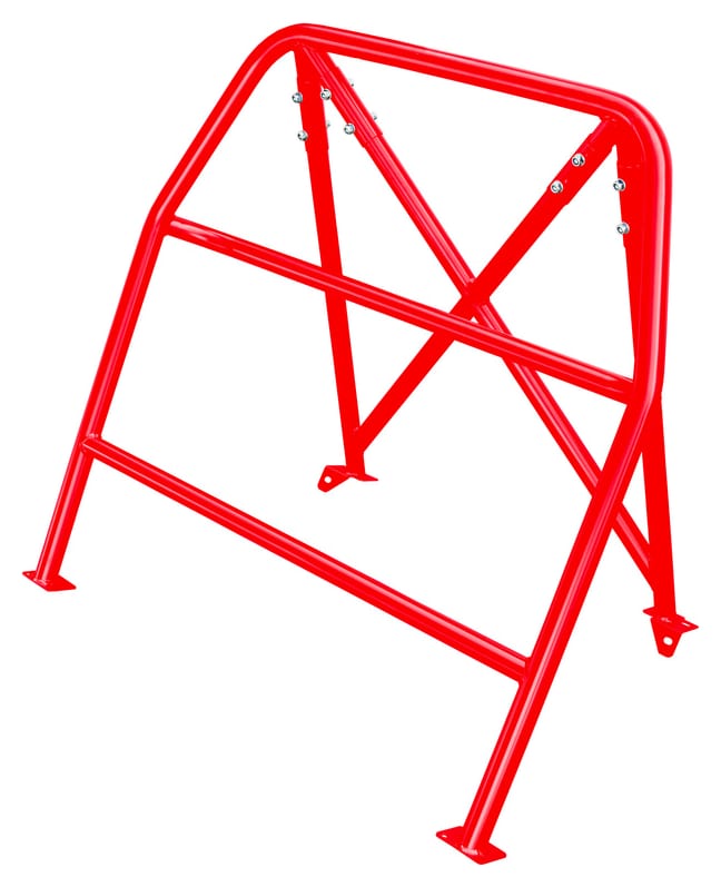 Rollbar skręcana pół klatka Subaru Impreza GD WRX STI Red