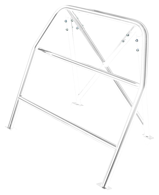 Rollbar skręcana pół klatka Subaru Impreza GD WRX STI White