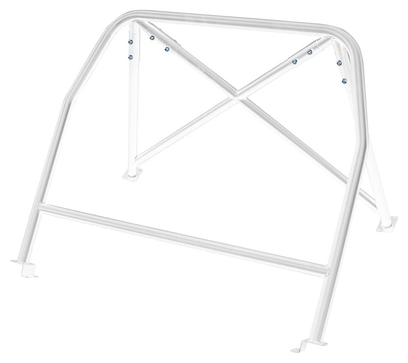 Rollbar skręcana pół klatka VW Golf 2 White