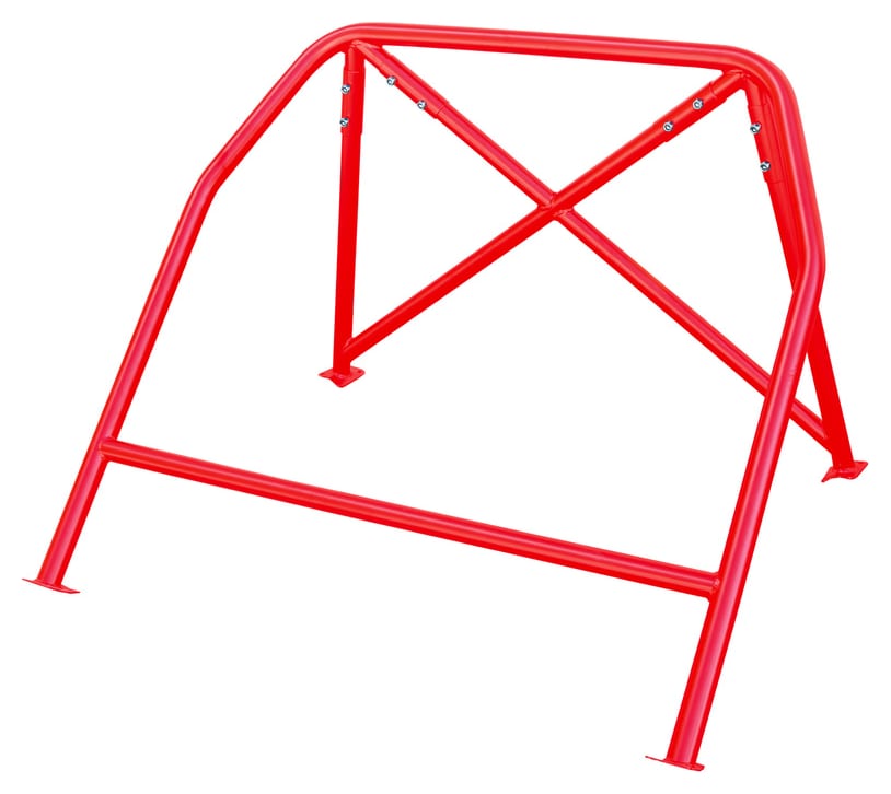 Rollbar skręcana pół klatka VW Golf 5,6 Red