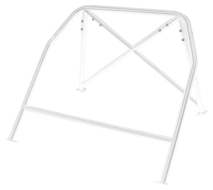 Rollbar skręcana pół klatka VW Golf 5,6 White