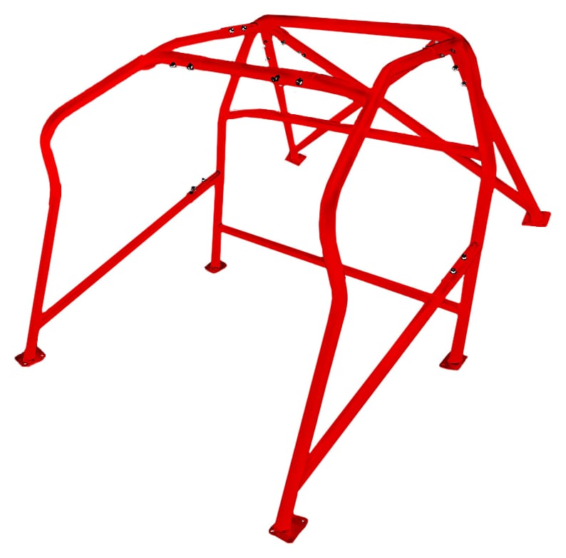 Skręcana klatka bezpieczeństwa Renault Clio 2 Sport RS Red