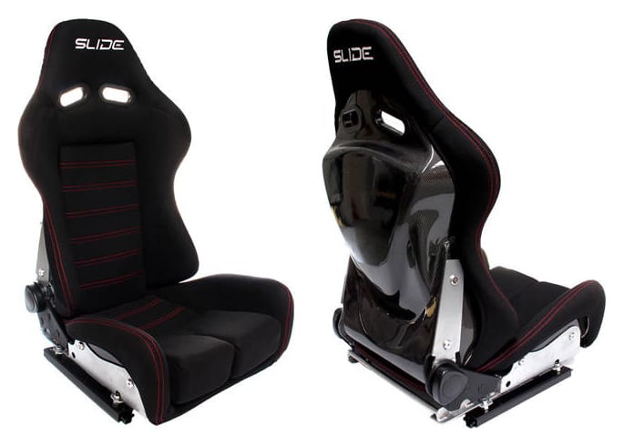 Fotel sportowy SLIDE X3 carbon Black S