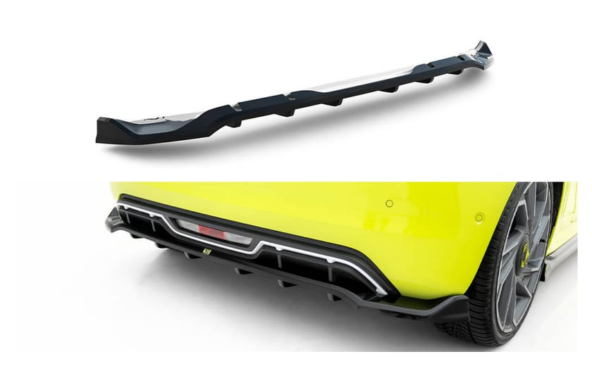 Splitter Abarth 500e Tył Środkowy z Dyfuzorem