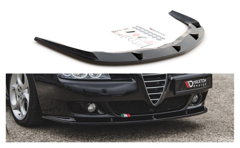 Splitter Alfa Romeo 156 Facelift przód Gloss Black