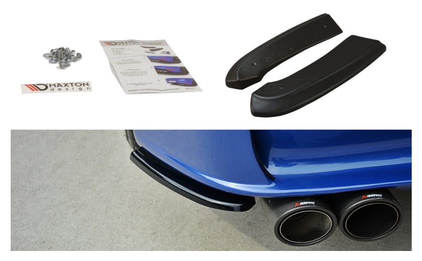Splitter Alfa Romeo 156 GTA SW Tył Boczne Gloss Black