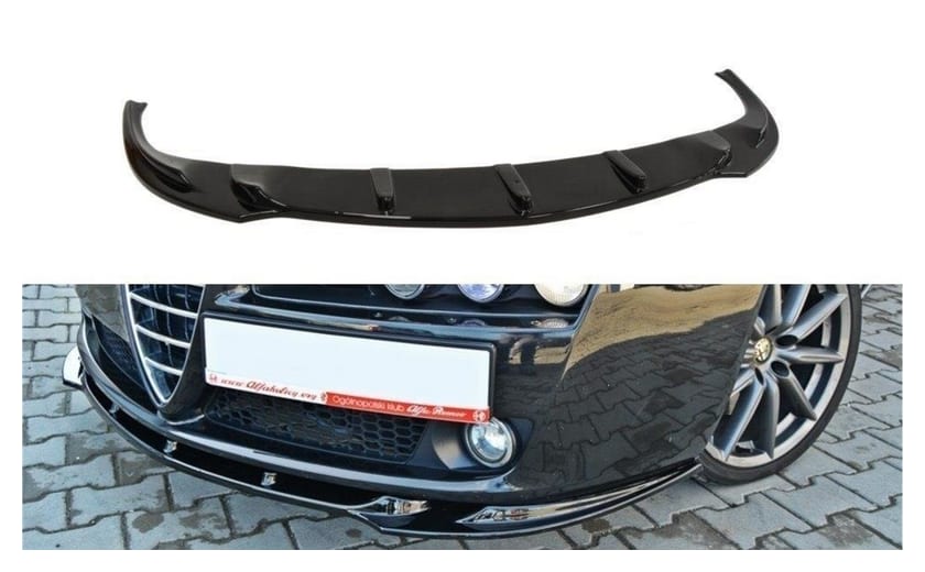Splitter Alfa Romeo 159 przód v.1 Gloss Black