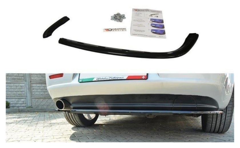 Splitter Alfa Romeo 159 Tył Środkowy Bez Dyfuzora Gloss Black
