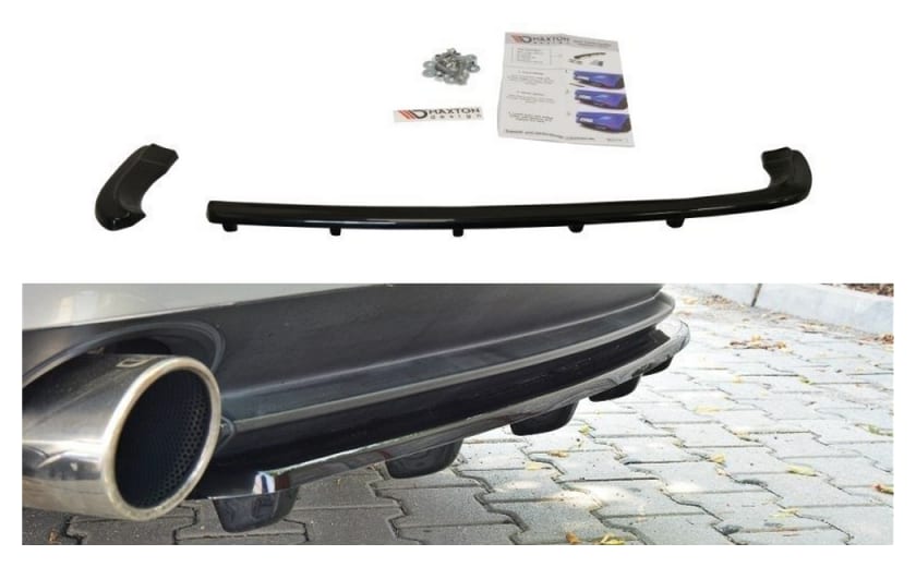 Splitter Alfa Romeo 159 Tył Środkowy with vertical bars Gloss Black