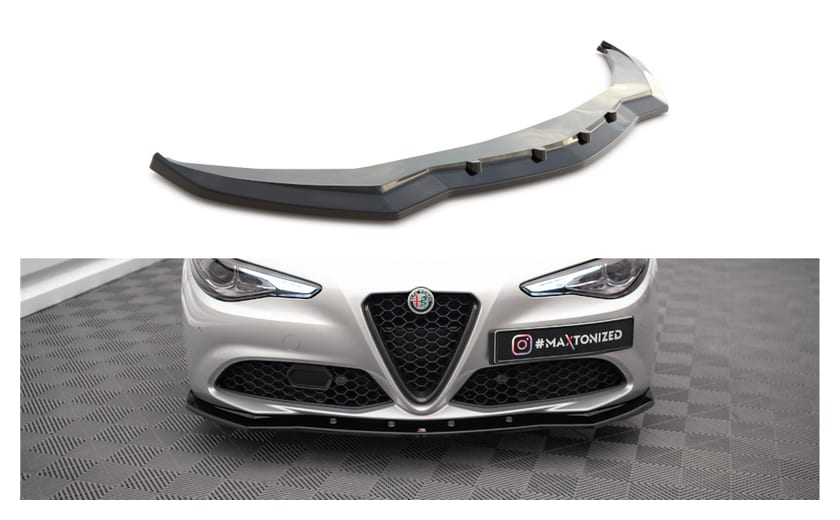 Splitter Alfa Romeo Giulia Sport przód v.1 Gloss Black