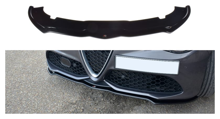 Splitter Alfa Romeo Giulia Veloce przód v.1 Gloss Black