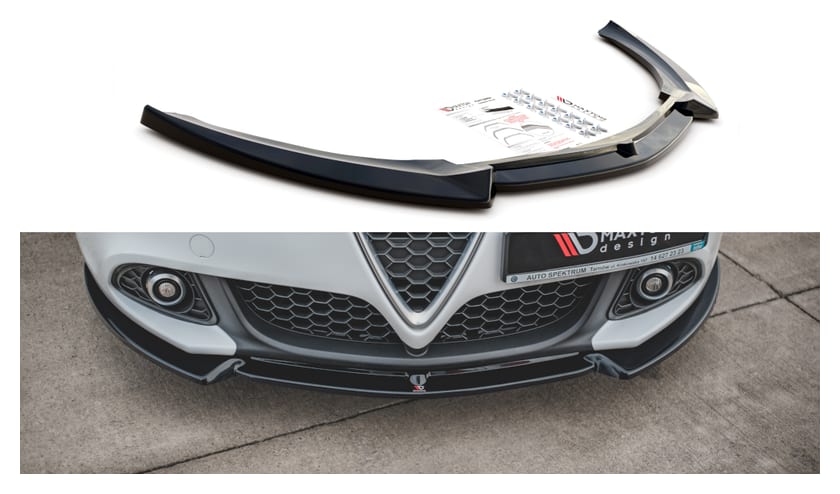 Splitter Alfa Romeo Giulietta przód v.3 Gloss Black