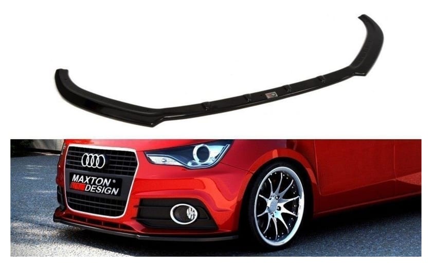 Splitter Audi A1 8X przód Gloss Black