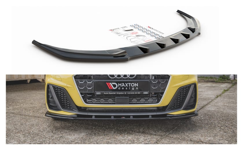 Splitter Audi A1 GB S-Line przód v.1 Gloss Black