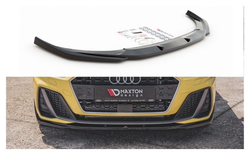 Splitter Audi A1 GB S-Line przód v.2 Gloss Black