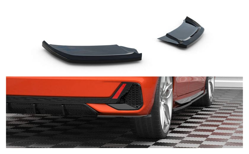 Splitter Audi A1 GB S-Line Tył Boczne v.2